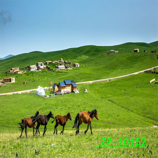 Shantoulin Village Satill Anker Hintergrund Tuch 3d dreidimensionales Internet Promi Live Broadcast Room Hintergrund Landschaft Outdoor-Landschaft Hintergrund Tuch ZP-10975 3 Meter breit + 2,5 Meter hoch