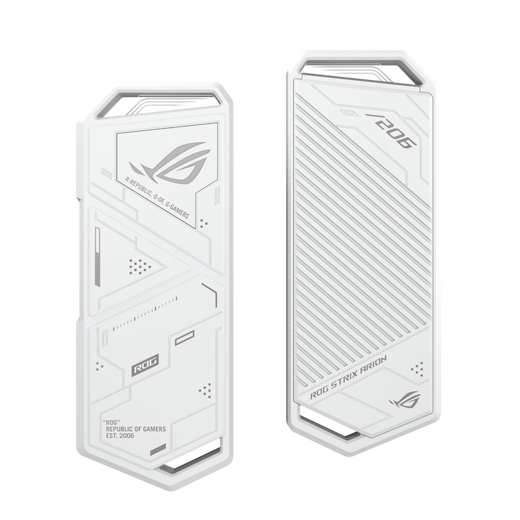 华硕ROG STRIX ARION 白色 幻影标准版 M.2 NVMe 移动外置固态硬盘盒 全铝机身/10Gbps