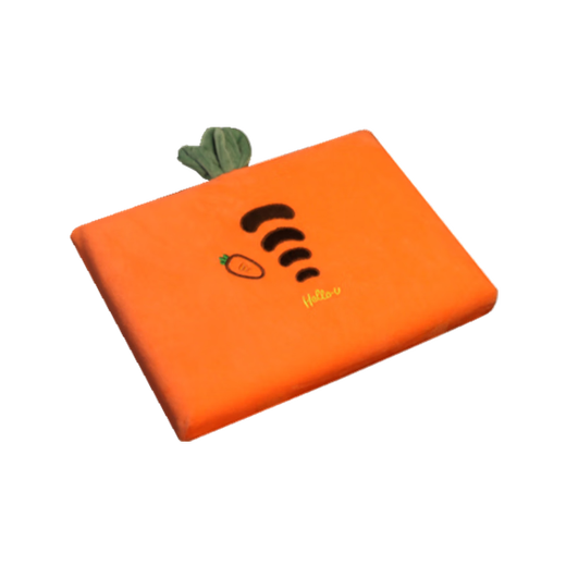 Segana winter memory foam student cushion rectangular chair butt pad stool mat classroom sedentary thickened chair cushion thickened seat cushion-carrot memory foam 35X24X4cm double strap buckle