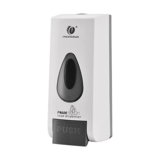 手动皂液器1048创点泡沫盒子洗手间泡沫洗手液按压瓶壁 B-195白   （自动感应泡沫款）