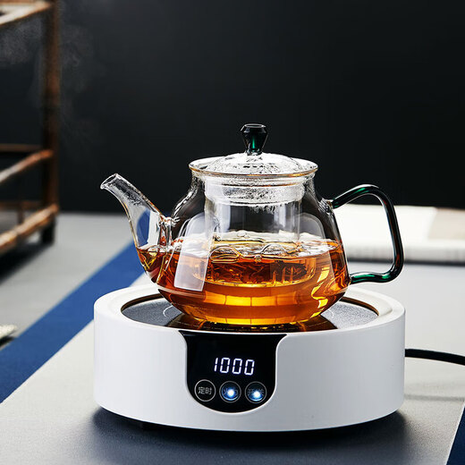Lvchangming Teapot Glass Teapot Office Home Kung Fu Tea Set with Filter Thickened Heat-Resistant Teapot