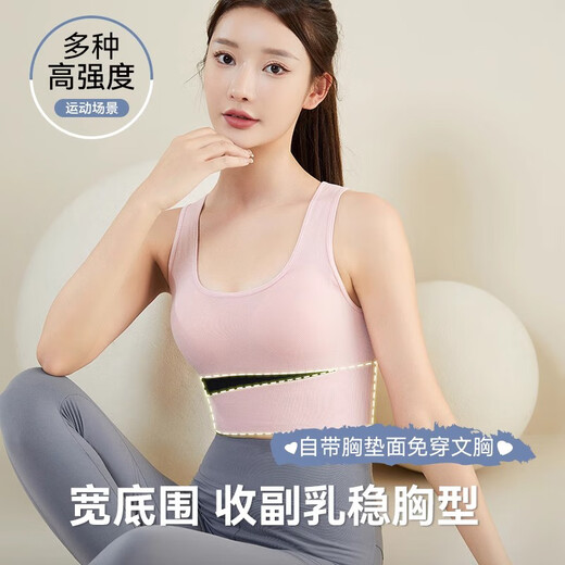 
Langsha [New Products for 25 Years of Autumn and Winter] Sports Underwear for Women High-Intensity Fitness Running Anti-Sagging Yoga Bra