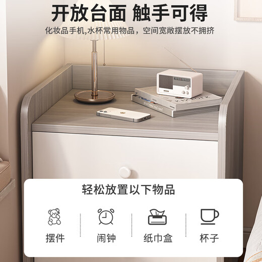 Шаньшань деревянная художественная прикроватная тумбочка для спальни из цельного дерева, экологическая доска, прикроватная тумбочка, небольшой шкаф для хранения, современный простой шкаф для хранения