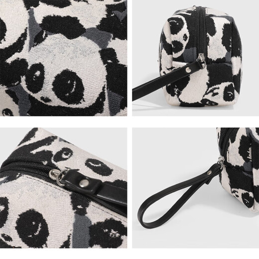 toutou Women's Clutch Birthday Gift Simple Versatile Handbag Fashion Hand Wallet 2572 Panda Black