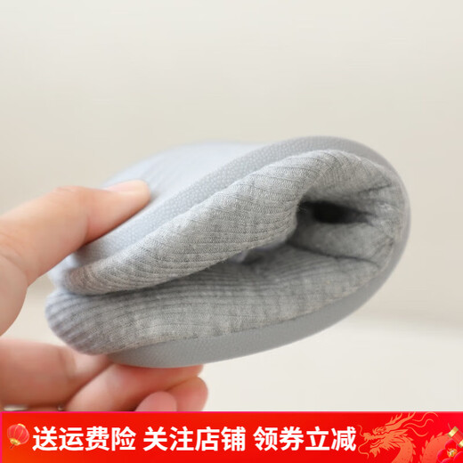 Bakerby Girls Home Shoes Non-slip Indoor Shoes Soft Sole Floor Bag Heel Baby Children Cotton Slippers Home Slippers Changing Shoes 032 New Pink Cloud 31 Corresponding Inner Length 19.87CM