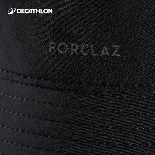 迪卡侬渔夫帽帽子女夏季男款时尚休闲遮阳帽太阳帽大头围 黑色 适合头围60 cm