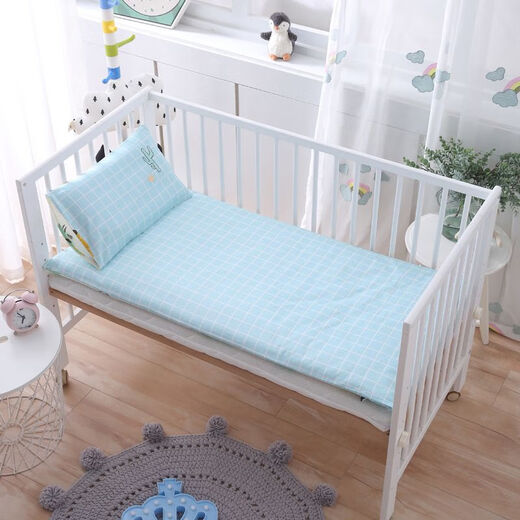 Qiao Bo Lai Children's Kindergarten Entry Cotton Quilt Three-piece Set Baby Nap Pure Cotton Bedding Contains Core Six Sheet Type Silk Cotton Six-piece Set