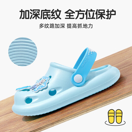 Disney Children's Slippers Girls' Croc Shoes All Seasons Girls' Slippers Non-Slip Bathing Sandals Two-Wear DIY Shoes F2715F