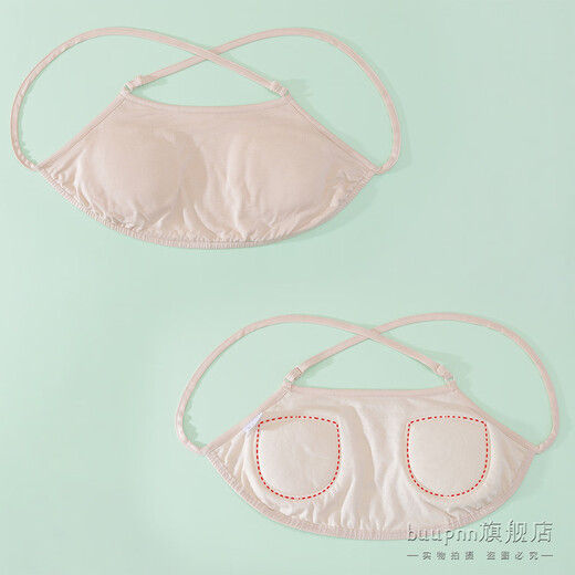 Bibo anti-bulge loose underwear for women to wear at home and sleep comfortably, Modal one-piece tube top, flesh color XXL, recommended 121-150 Jin Jin equals 0.5 kg