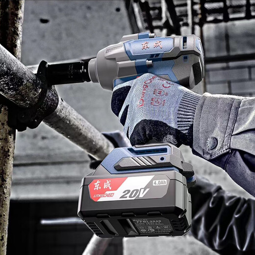 东成电动扳手大扭力无刷锂电冲击板手东城架子工木工充电汽修电风炮 东成DCPB698电动扳手4.0一电一充