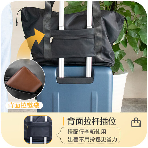 Nolan Sendi Travel Bag Men's and women's portable large-capacity sports fitness bag short-distance travel luggage storage bag 515 black