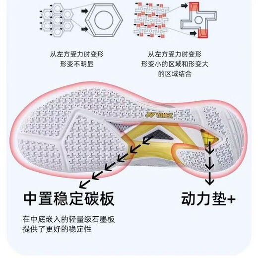 Genuine ELZ3 professional badminton shoes, new wide last, breathable, wear-resistant, non-slip badminton shoes for men and women, ELZ3-Platinum men's model, choose one size larger 40.5