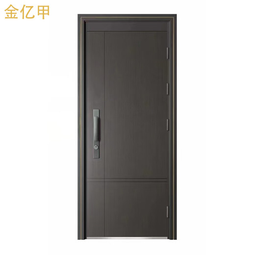 Jinyijia Door Industry (D08 Lafitte) Class A finely carved magnesium alloy wood grain transfer entrance door supports private customization D08 Lafitte single door