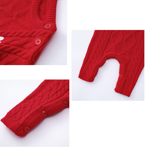 BUBBLE ORANGE parent-child knitted sweater, whole family outfit, autumn and winter mother-daughter clothing, a family of three or four, popular on the street, fashionable internet celebrity, high-end white apricot color parent-child outfit, 175-M size (recommended weight 105-120 Jin Jin is equal to about 0.5 kg)