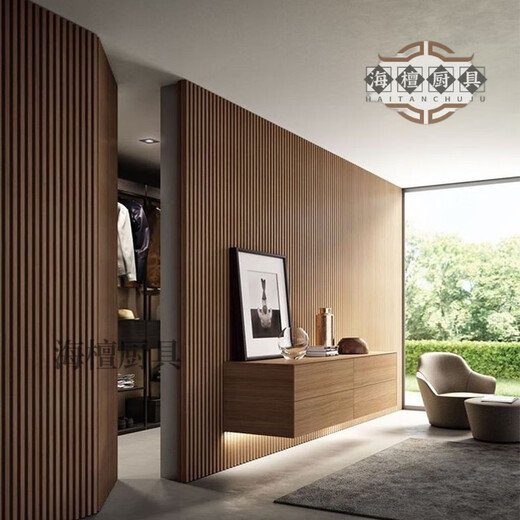 Miaopule 2024 new invisible door and wall integrated background wall grille door custom solid wood veneer wainscot door TV bed measurement size