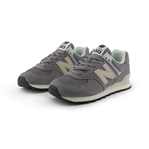 NEW BALANCE NB574 Official Men's and Women's Shoes Couple's Shoes Autumn and Winter Breathable Mesh Shoes Stitched Retro Trendy Casual Sports Shoes Gray U574UL2 42 Foot Length 26.5