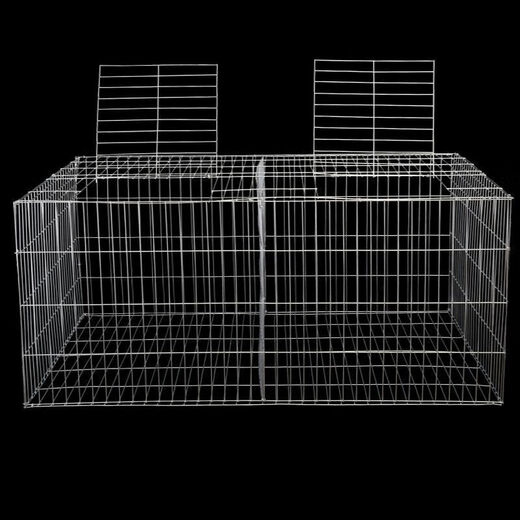 Yuhualuo rabbit cage extra large rabbit cage household rabbit cage household chicken cage household number breeding cage 1 meter * 60 * 4 60 * 35 * 25 single door bare cage