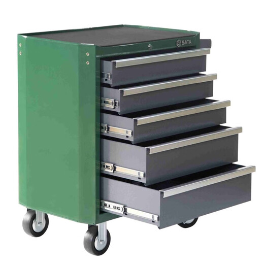 Shida Tools Auto Repair 2 Drawer 5 Drawer Tool Cart 9512195123 951215 Drawer Tool Cart