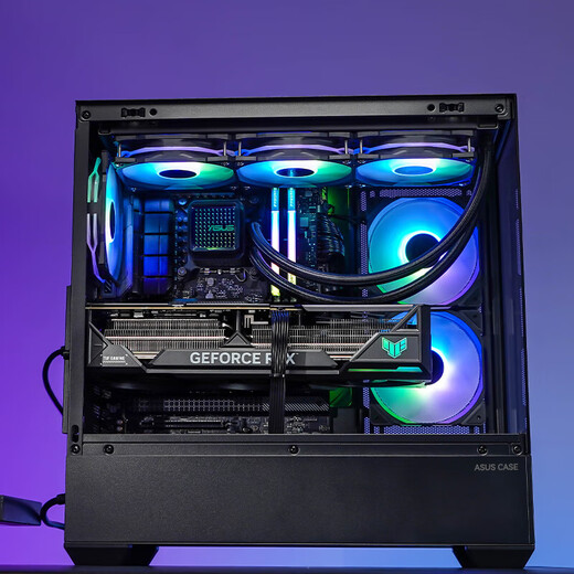 ASUS ROG family bucket AMD R7 9700X/RX9070XT host 5070Ti host 5060Ti graphics card AI designer game desktop assembly computer complete assembly machine seven R7 9700X丨RTX5070Ti