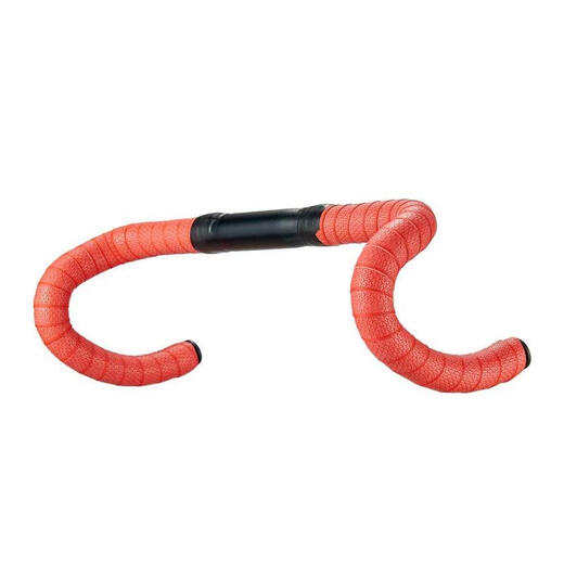 Xushansi road bicycle handlebars with horn handles wrapped with dead speed bicycle curved handlebars shock-absorbing straps Mercedes-Benz pattern anti-rust lake blue boxed