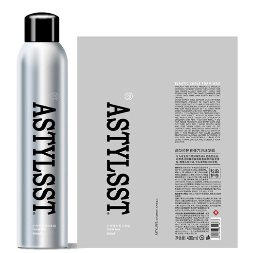 Love hair stylist elastic foam hair wax curly hair moisturizing fluffy styling mousse wool curl bubble elastin stylist elastic foam hair wax 400ml*1 bottle