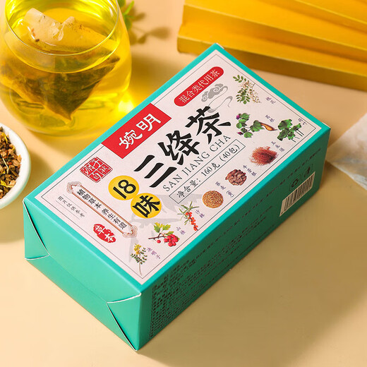 [Официальная аптека Direct] Wanming Sanjiang Tea Tea Grab Sanjiang Tea Murasu Murata Tea Green Money Willow Leaf Tea 1 Box Experience Pack [не экономически эффективно]