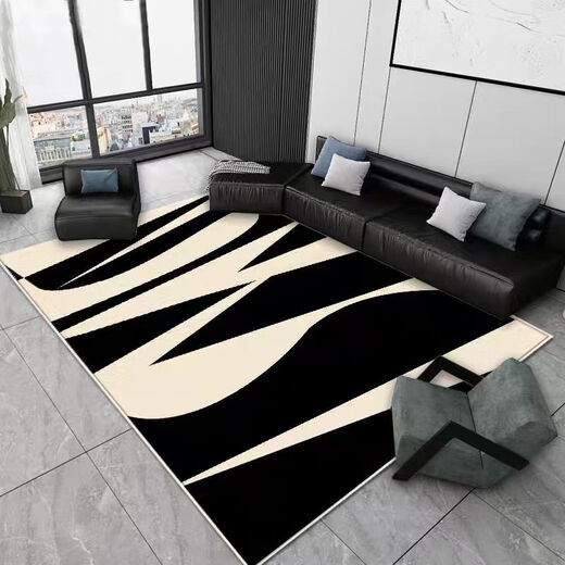 Xinlin ins style carpet living room carpet coffee table carpet room carpet bedroom floor mat household stain-resistant sofa high-end light luxury Nordic 03 120*160 cm