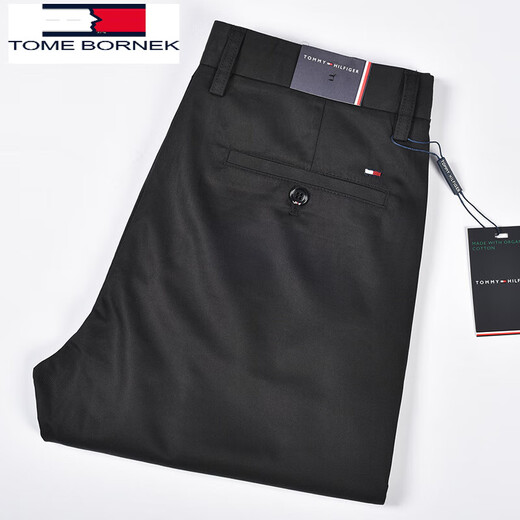 Tommy Hee Kelly Tommy Tommy Casual Hosen Herren Sommer Dünn 2024 Neue Straight Business Hosen Lange Hosen Männer 9901 Khaki + 7701 Marine Blue 2 33