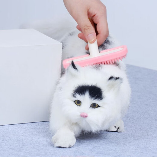 Oein cat hair comb, cat silicone comb, massage soft tooth comb, remove floating hair comb, pet bath brush, hair removal artifact, pet massage comb, large silicone style