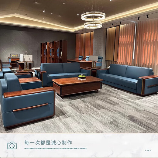 Kong Qiu Mingge new Chinese style office desk and chair combination solid wood boss table president table ebony wood chairman office furniture executive desk 2.4 meters boss table