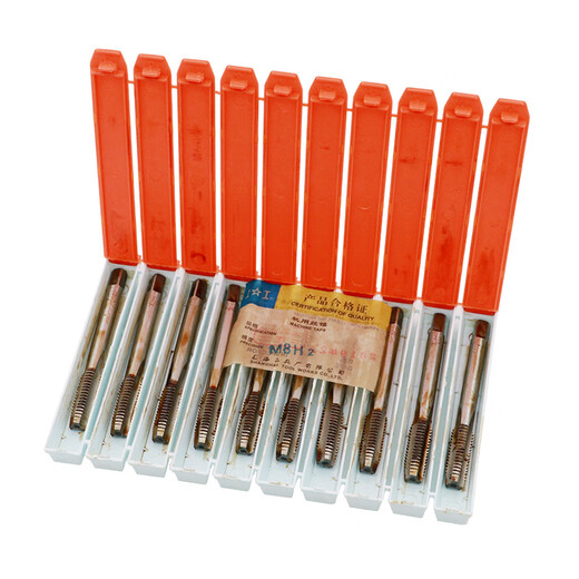 Shanggong 5 pieces machine tap M10 machine wire tapping set of thread tapping HSS high speed steel
