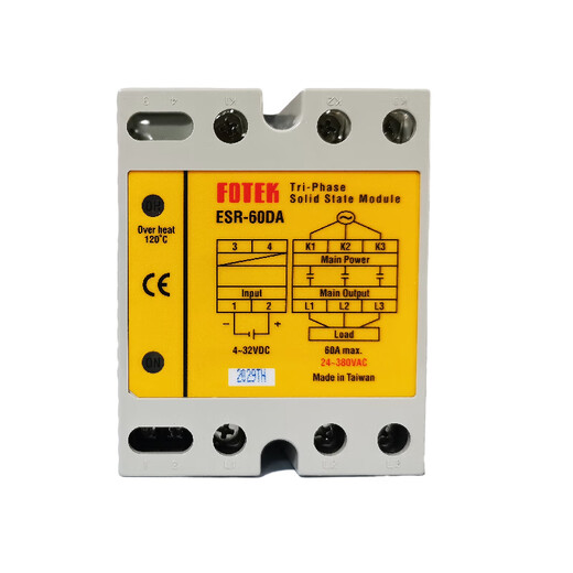 FOTEK Yangming three-phase solid state relay ESR-40DA/25DA/60DA/80DA/100DA-H ESR-40AA-H