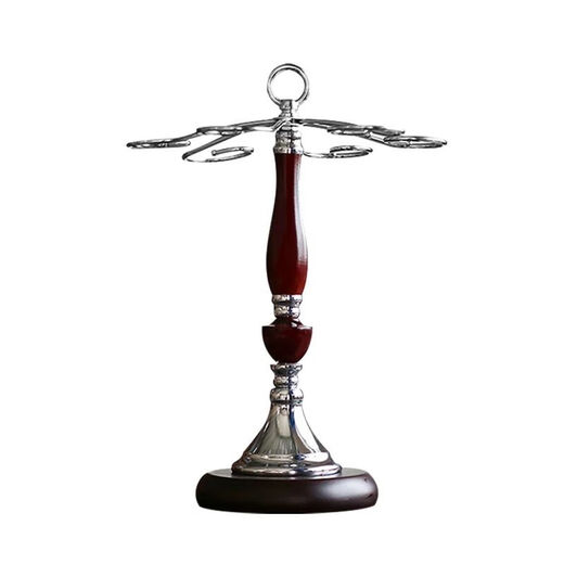 Red wine glass holder set ornaments crystal goblet upside down hanger Xishang eyebrow cup holder 6 red cups