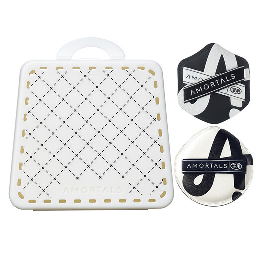 AMORTALS Double A Powder Puff Wet and Dry Beauty Makeup Foundation Puff Not Easy to Eat Powder Air Cushion Marshmallow Powder Puff Holiday Gift