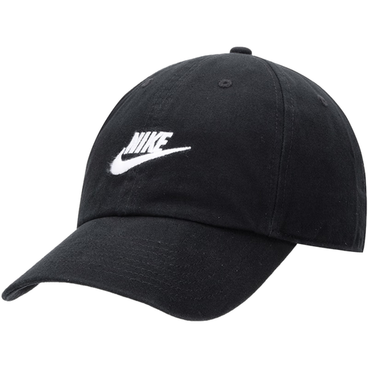 Nike (NIKE) hats for men and women, fashionable tennis hats, outdoor sports peaked caps, breathable baseball caps, student casual sun visors, FB5368-011/black, recommended by merchants, one size fits all