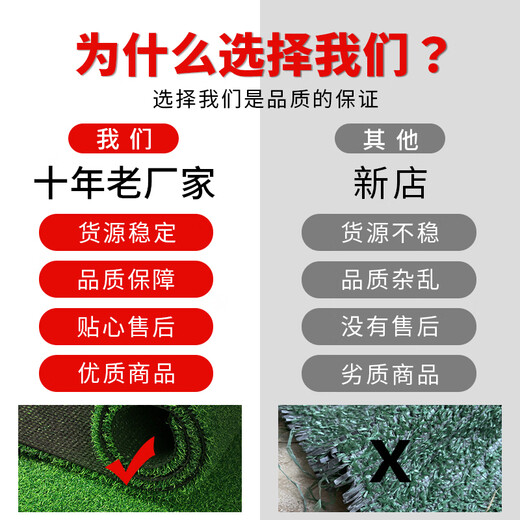 森柯仿真草坪地毯人造草坪绿色塑料装饰人工草皮工程围挡户外足球铺垫 2厘米TPR防水不掉渣款 1米宽*1米长