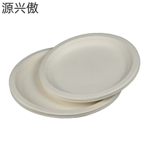 Chanqi disposable dinner plates 6 inches 7 inches 9 inches 10 inches 12 inches thickened paper plates 30cm kindergarten painting handmade diy 7 inches 18cm paper plates 10 pieces