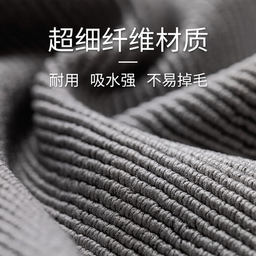 Aimili's home cleaning towel, floor rag, cleaning cloth, absorbent, mopping floor, wiping tablecloth, wiping furniture, linen cloth, large size, 2 mixed colors, 40*60cm