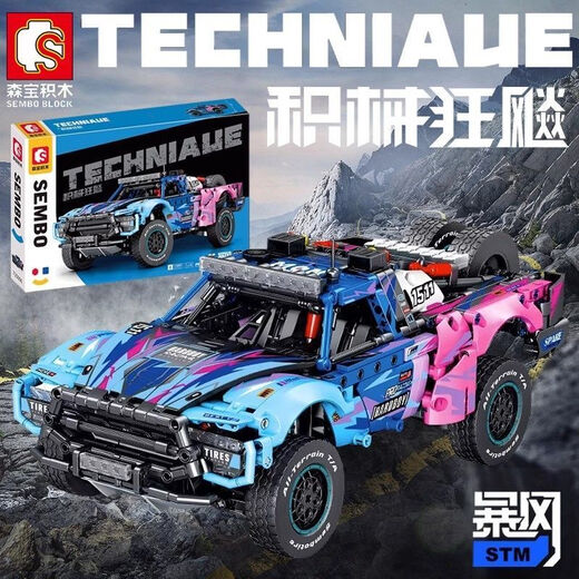 RSRDDY Ford Conqueror off-road remote control car model difficult assembly toys for boys and children 715006 Ford Conqueror off-road