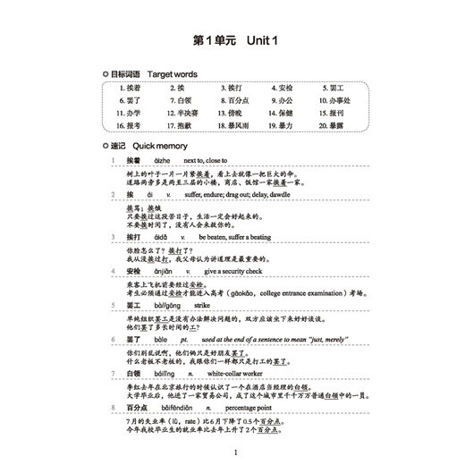 国际中文教育中文水平等级标准 词汇速记速练手册（6级）