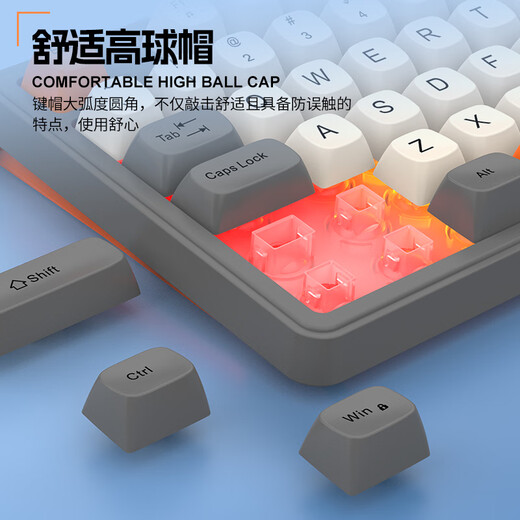 VIPER REAL MECHANICAL FEED GAME Clavier et combinaison de couleurs de souris Clavier de haute valeur et combinaison de souris portables E-Sports Portable Office périphérique Office de bureau USB UNIVERS