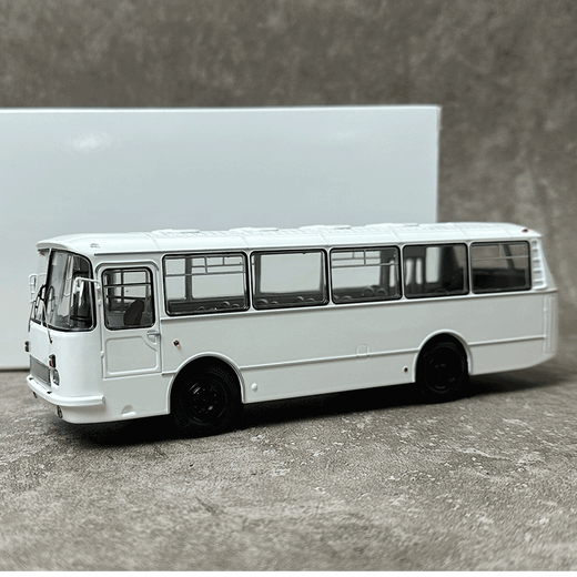 跃纪生DEMPRICE 俄罗斯巴士 Classic Bus 1:43 LAZ 695 公交车客车模型 橘色白条