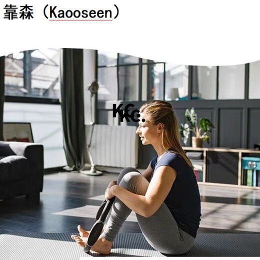 Middle-aged and elderly resistance circle Pilates circle slimming inner thigh widening home exercise pelvic floor muscle repair legs black