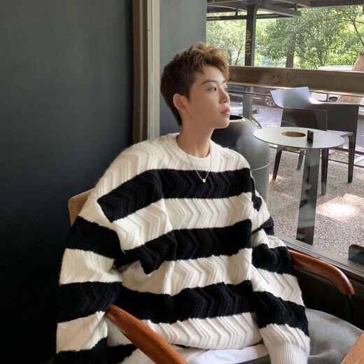 Digada Jacket Men's Autumn and Winter New Woolen Plaid Trendy Brand European and American Street Vintage Small Fragrance Lapel Jacket BMFS-9902 Black XL