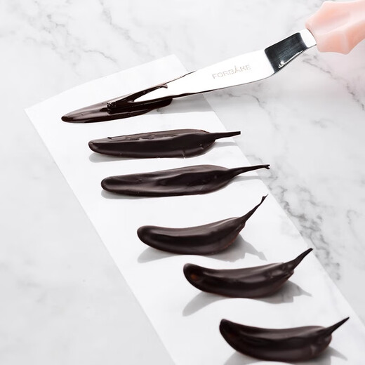 French Baker French Baker cake spatula three-piece set decorating spatula butter scraper scraper demoulding knife baking tool set pink spatula three-piece set FB51212