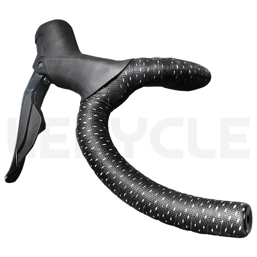 LEBYCLE road handlebar with bicycle silicone anti-fouling and dirt-resistant handlebar tape and bent handlebar cover universal shock-absorbing riding accessories anti-fouling shock-absorbing bar tape - black