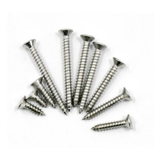 Bingyu 304 stainless steel self-tapping screw set A1 type M3.9 countersunk head self-tapping screw 240PC/box BH-597