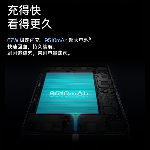 OPPOPad3 Pro national supplement 12.1-inch tablet Qualcomm third-generation Snapdragon 8 leading version chip learning office gaming tablet (white strip interest-free) Night Blue 16GB+512GB Official Standard Configuration Lots of Gifts