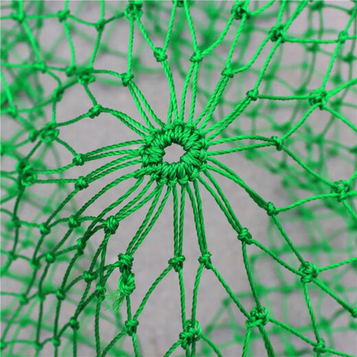 Baichao durable cyan fishing thickened handmade sturgeon net bag Daqing large material net large deepened fishing net big fish copy net Daqing net 24 strands caliber 40 deep 50 mesh 2 cm