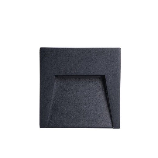 Lamp lover outdoor foot lamp human body induction 3w surface mounted step lamp waterproof stair step lamp embedded wall lamp ramp light 117 square surface mounted wall lamp 3w warm light